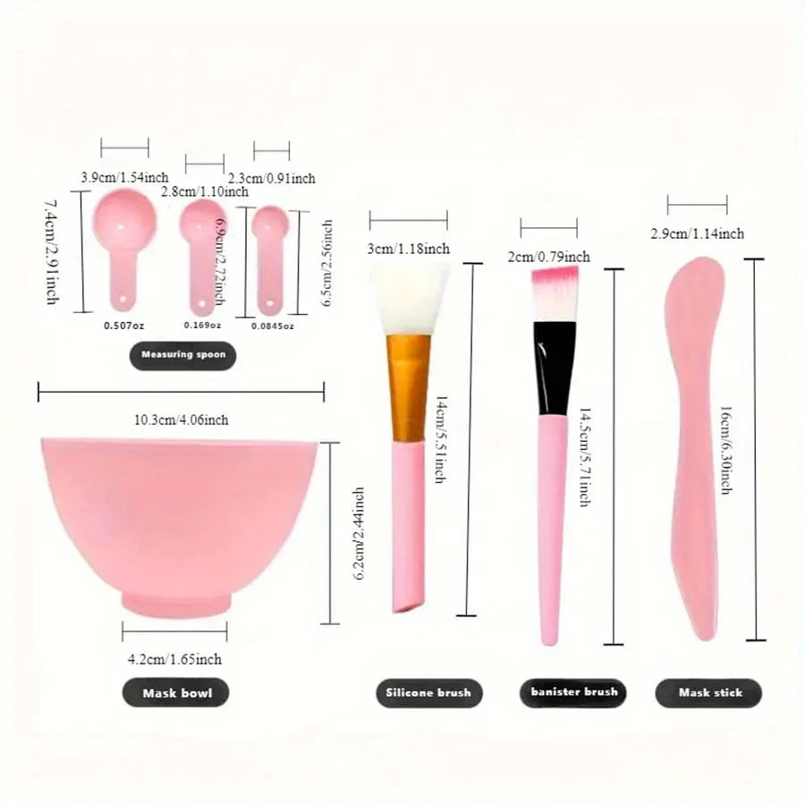 7-Piece DIY Face Mask Mixing Tool Set