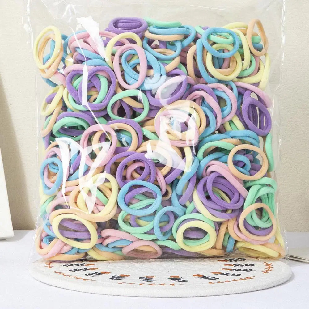 30-200pcs Hair Accessories for Women girl Basic Hair Bands