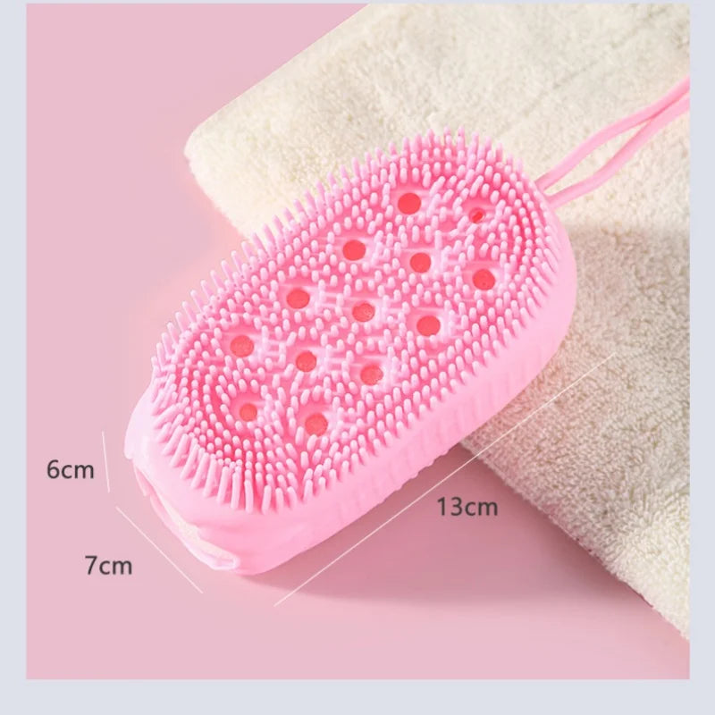 Silicone Bubble Brush Double-Sided Exfoliating Soft Bath