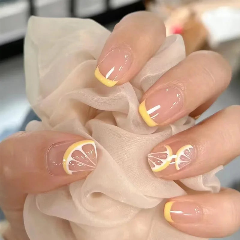Short Fake Nails French