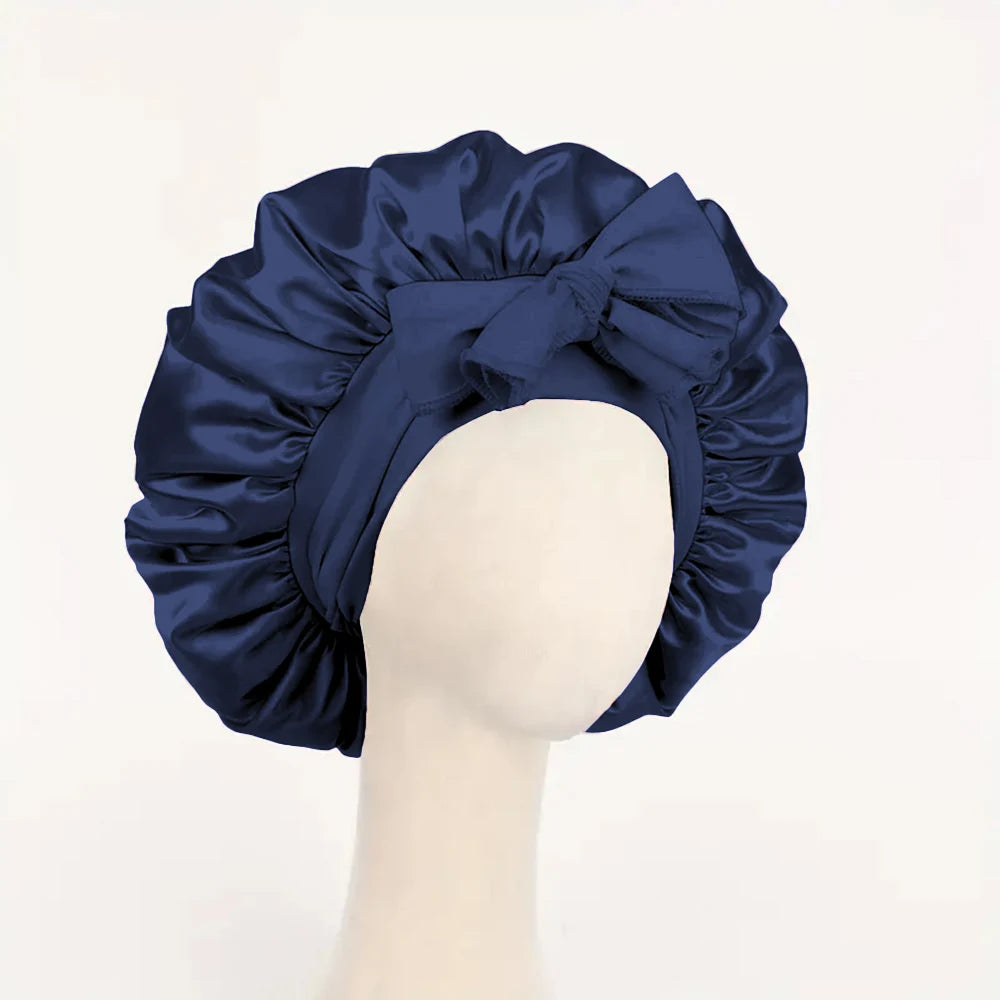 Satin Bonnet Silk Bonnet Adjustable Bonne For Sleeping