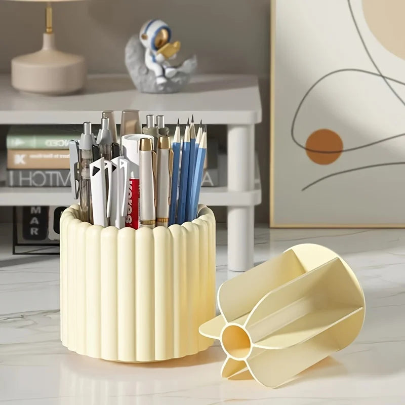 Makeup Brush Storage Cartridge Dust-proof Eye Shadow Foundation Make-up Lipstick Pen Cartridge Dresser Sorting Box Desktop Shelf