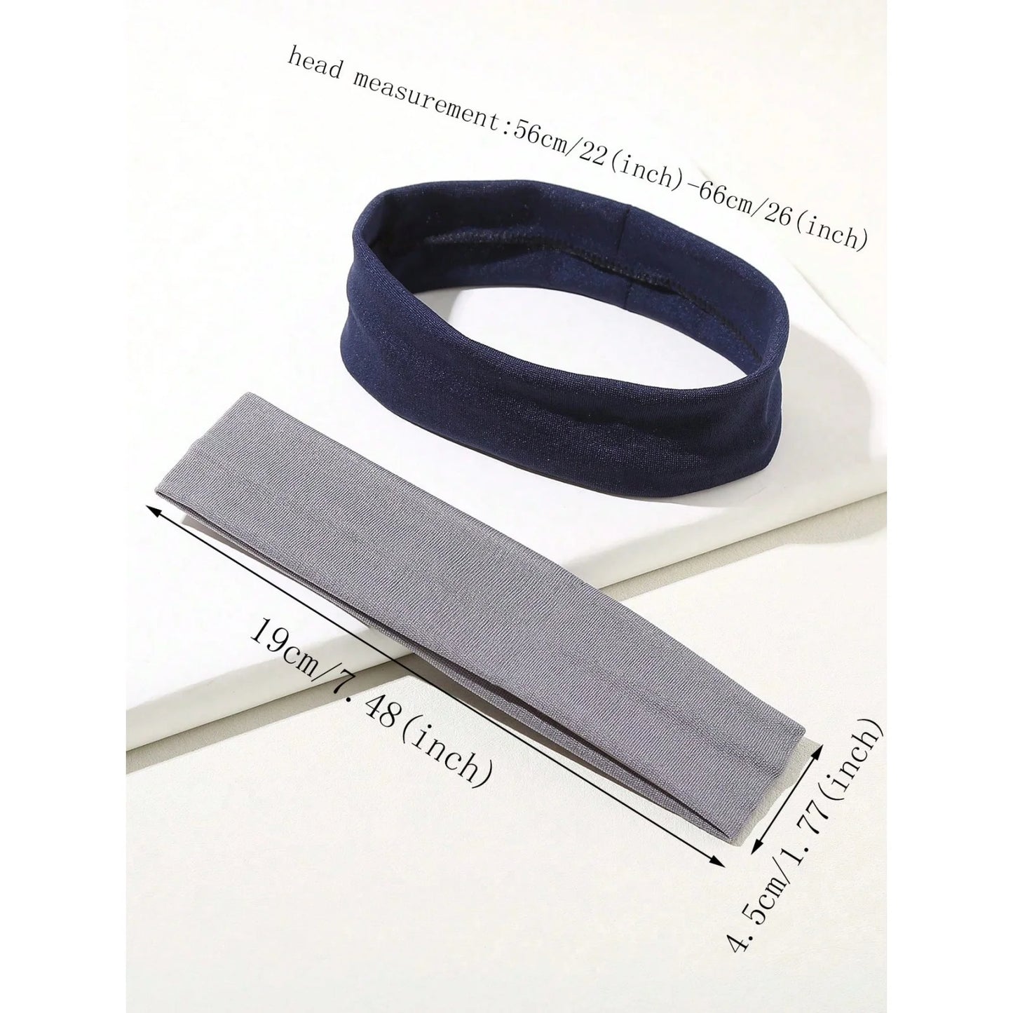 4PCS Set of Minimalist Preppy Headbands, Casual Hair Bands, Headscarf-Style Headbands & Sweat-Absorbent