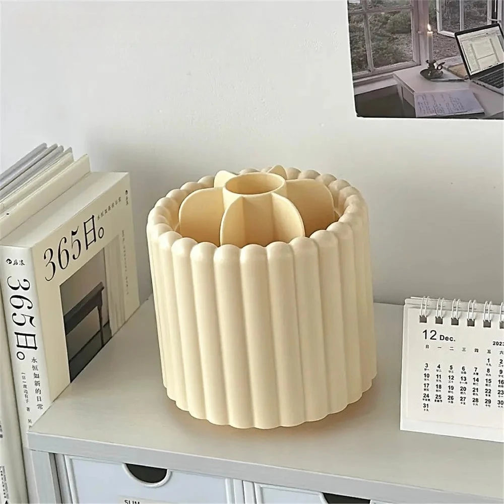 Makeup Brush Storage Cartridge Dust-proof Eye Shadow Foundation Make-up Lipstick Pen Cartridge Dresser Sorting Box Desktop Shelf