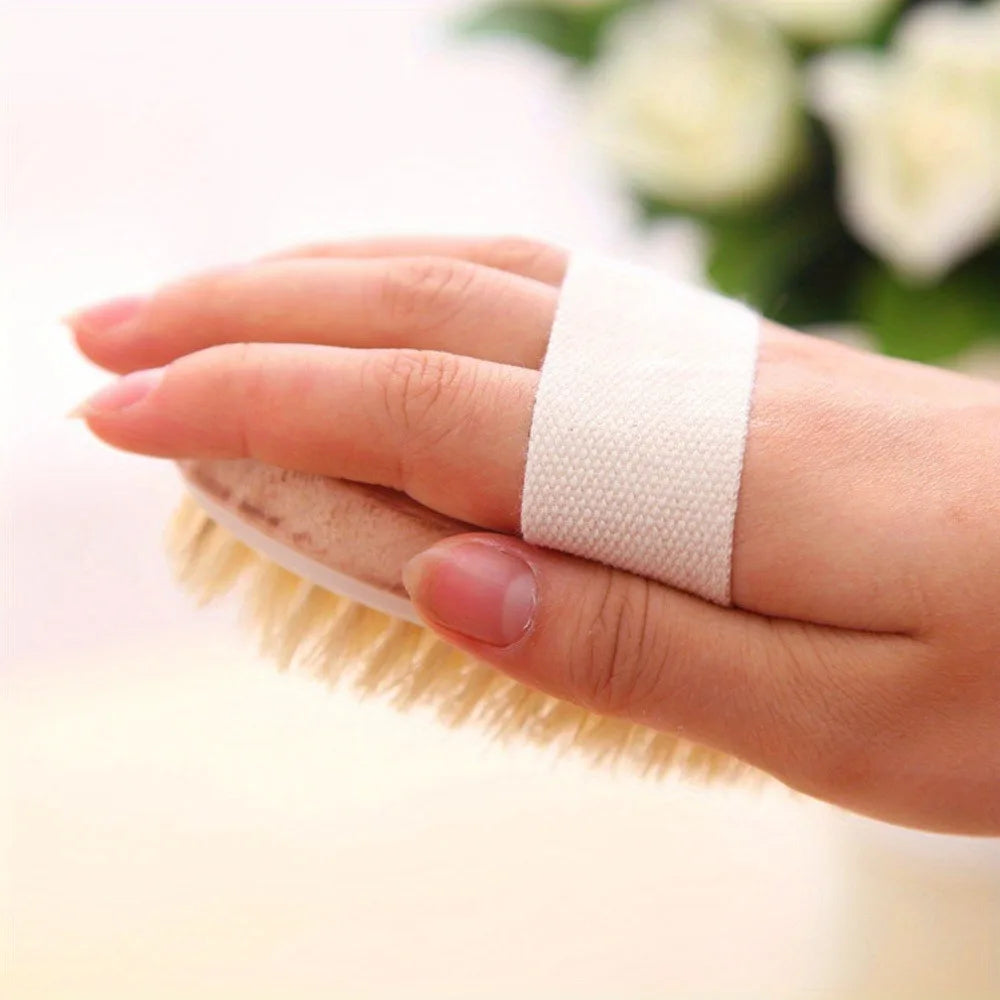 Natural Bristle Body SPA Brush for Wet and Dry Skin