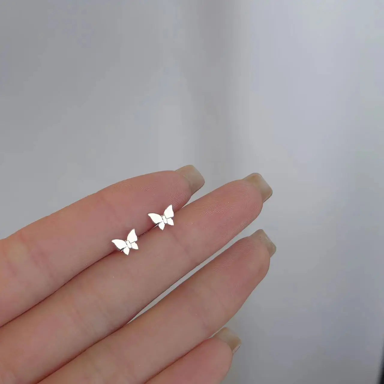 Heart Stud Earrings for Women Hypoallergenic