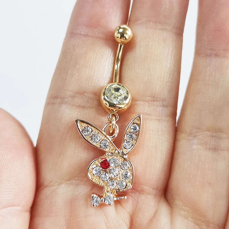 1pc Belly Button Rings Bunny Navel rings