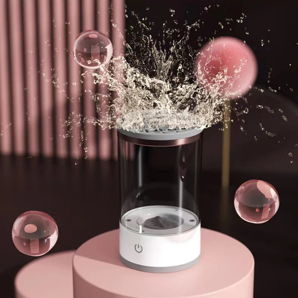 Automatic Rotating Brush Cleaner For All Makeup