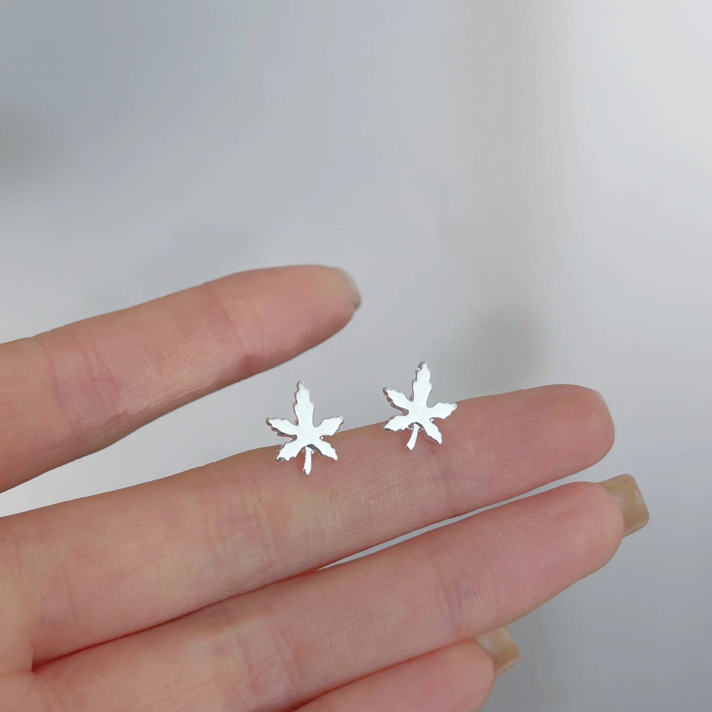 Heart Stud Earrings for Women Hypoallergenic