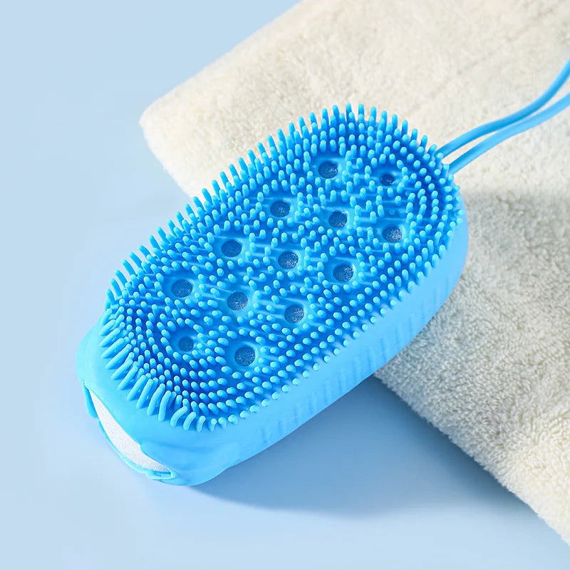 Silicone Bubble Brush Double-Sided Exfoliating Soft Bath