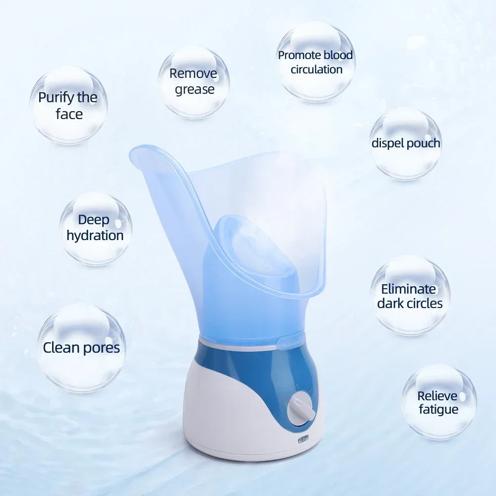 Face Steamer Facial Heating Sprayer Skin Moisturizing Pore Cleaner