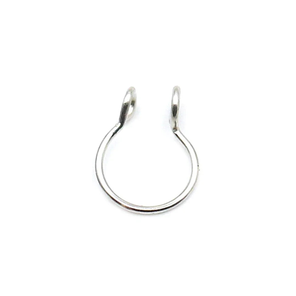 2 Sizes U Shaped Fake Nose Rings