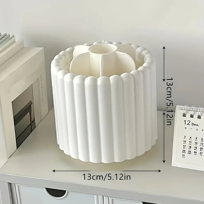 Makeup Brush Storage Cartridge Dust-proof Eye Shadow Foundation Make-up Lipstick Pen Cartridge Dresser Sorting Box Desktop Shelf