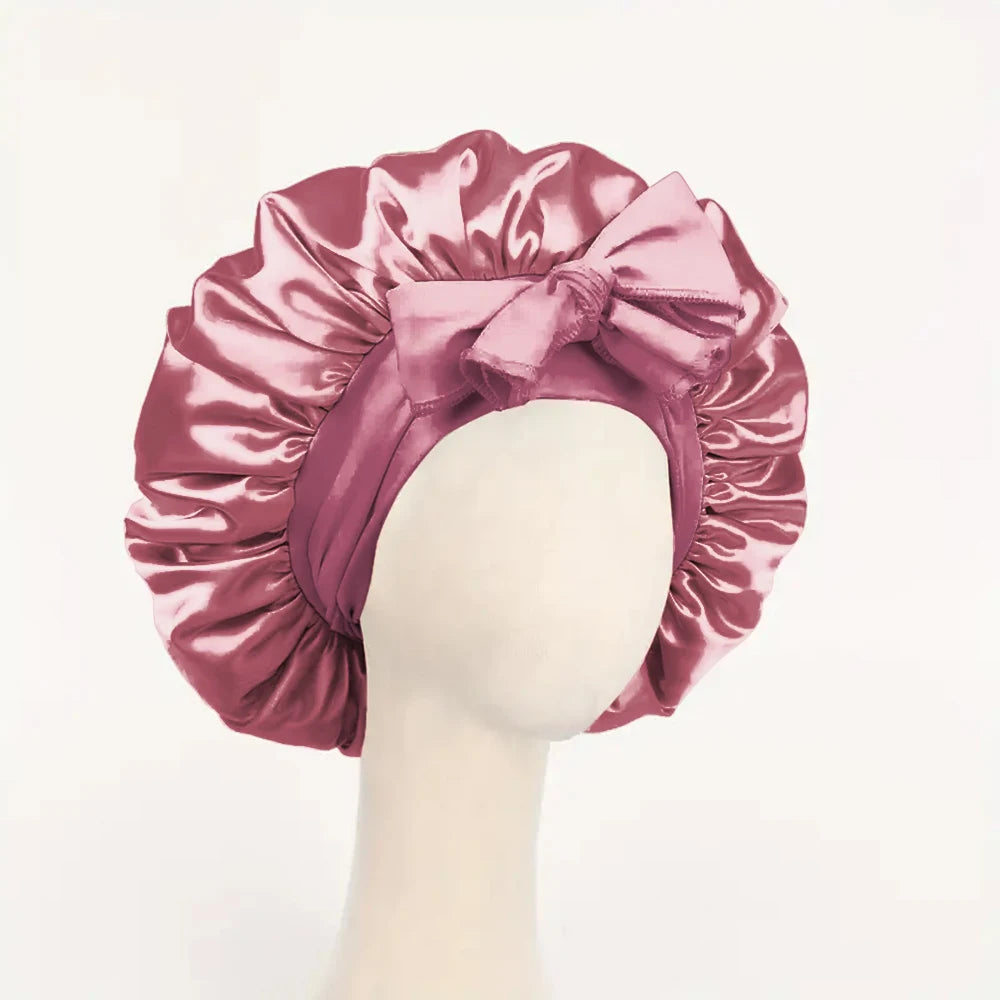 Satin Bonnet Silk Bonnet Adjustable Bonne For Sleeping