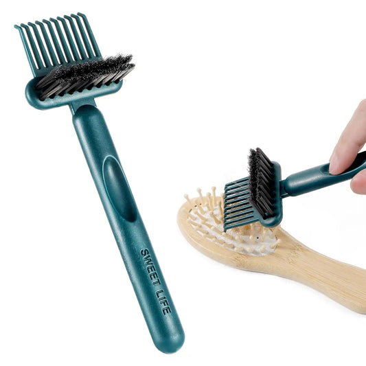 1/2 Pcs Hair Brush Cleaning Tool 2-In-1 Comb Cleaning Brush
