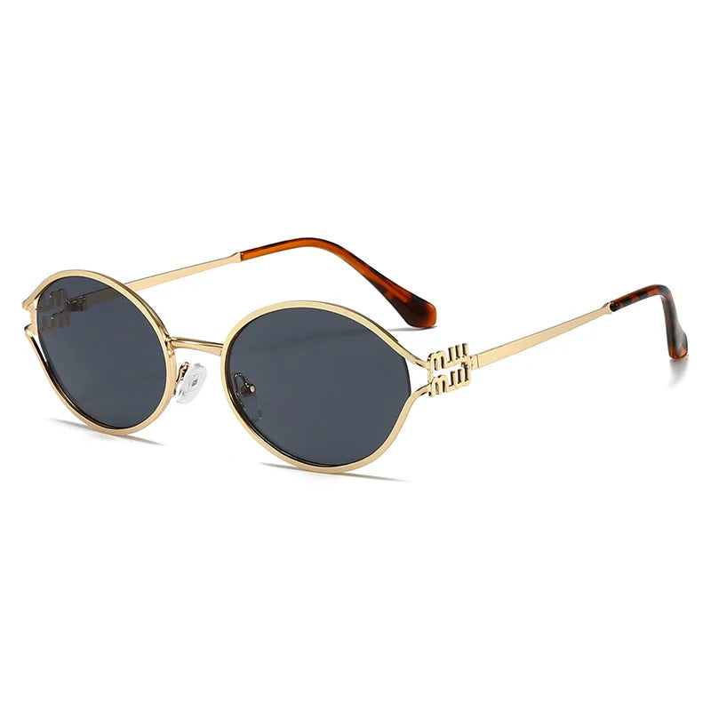 Retro Oval Sunglasses – 90s Style Women
