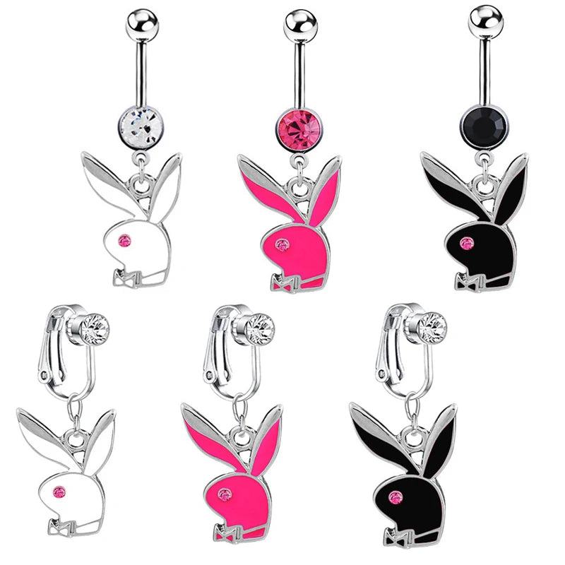 1pc Belly Button Rings Bunny Navel rings