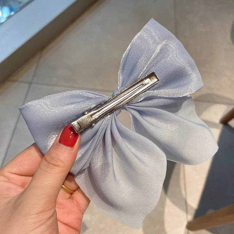 Bow Tassel Hair Barrettes Set – 3 Pieces