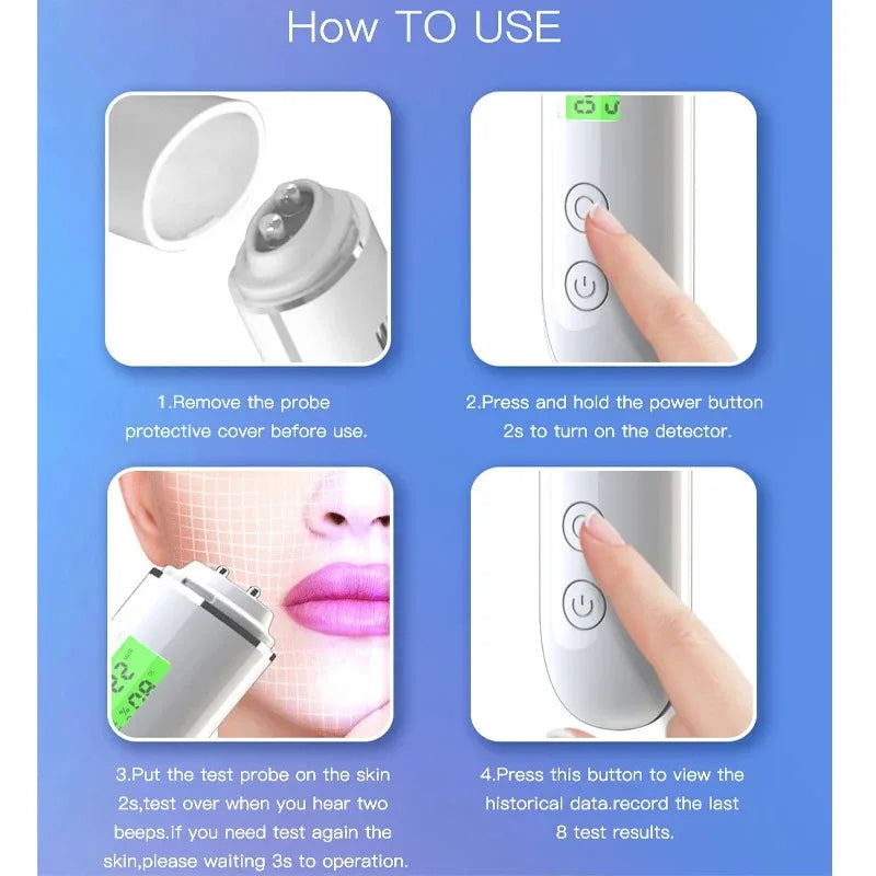 LCD Digital Skin Detector Pen