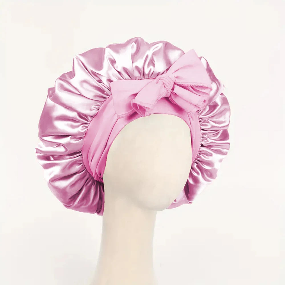 Satin Bonnet Silk Bonnet Adjustable Bonne For Sleeping