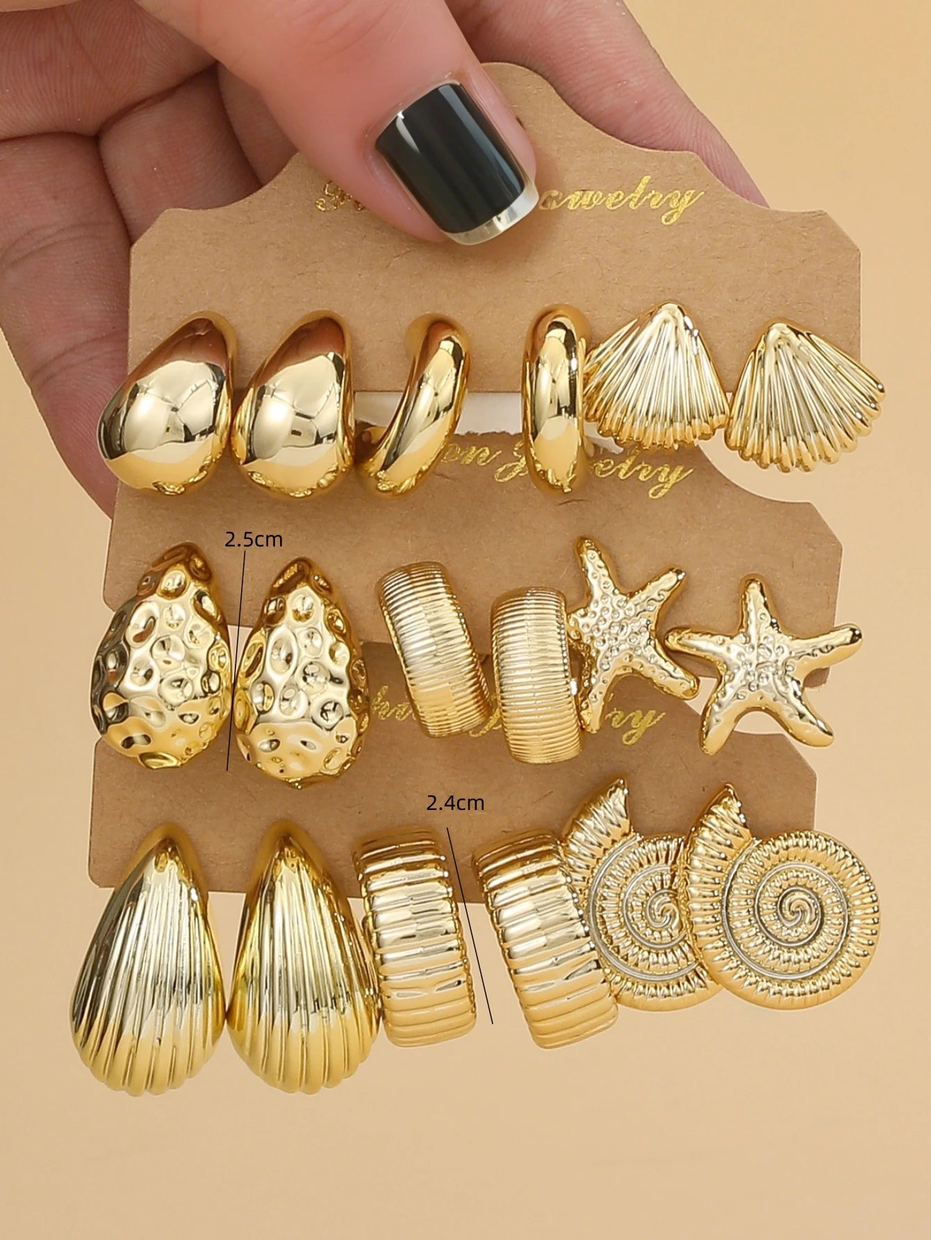 3PAIRS-6PAIRS/Set Fashionable