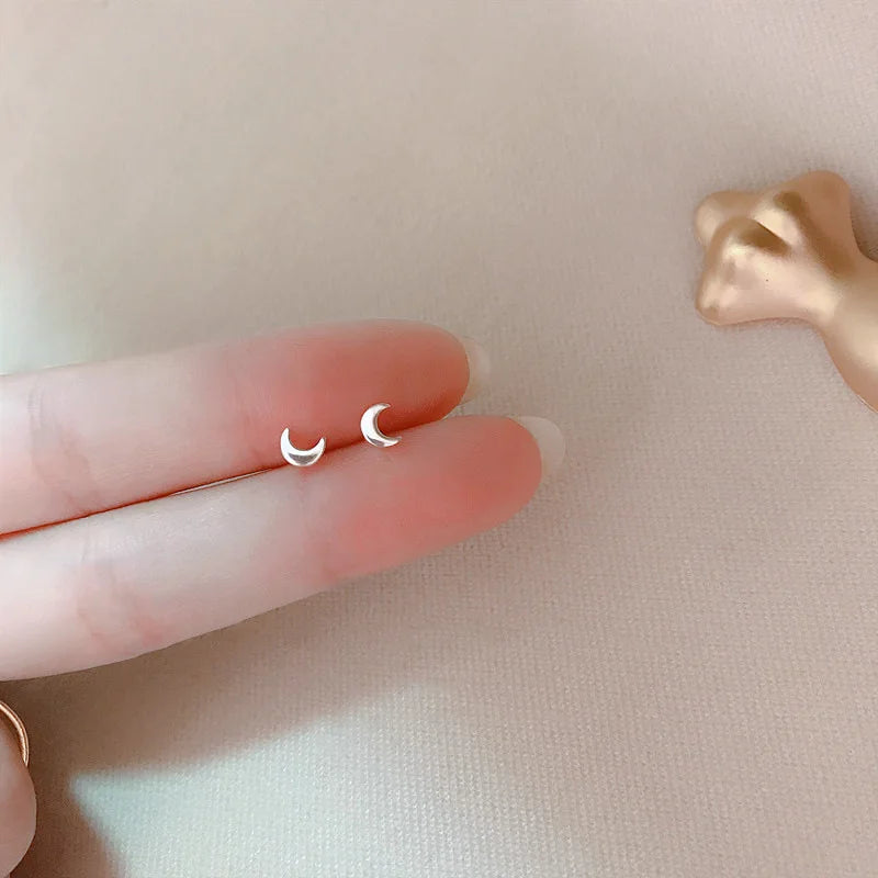 Heart Stud Earrings for Women Hypoallergenic