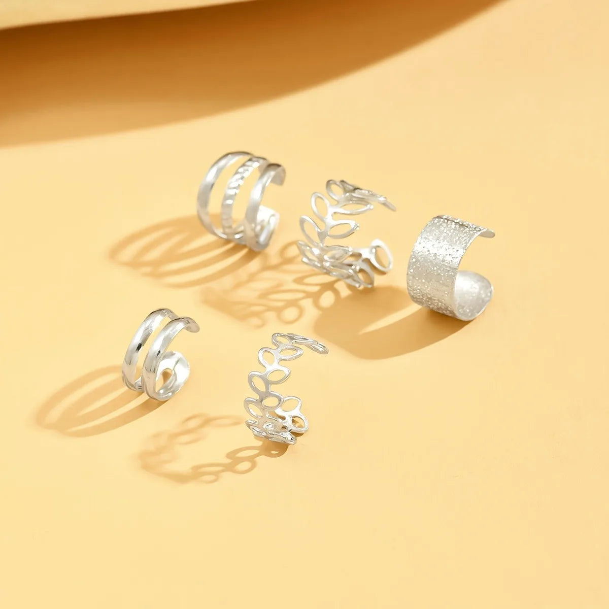 5pcs/set Trendy Elegant Design Ear Cuff Classic Elegant