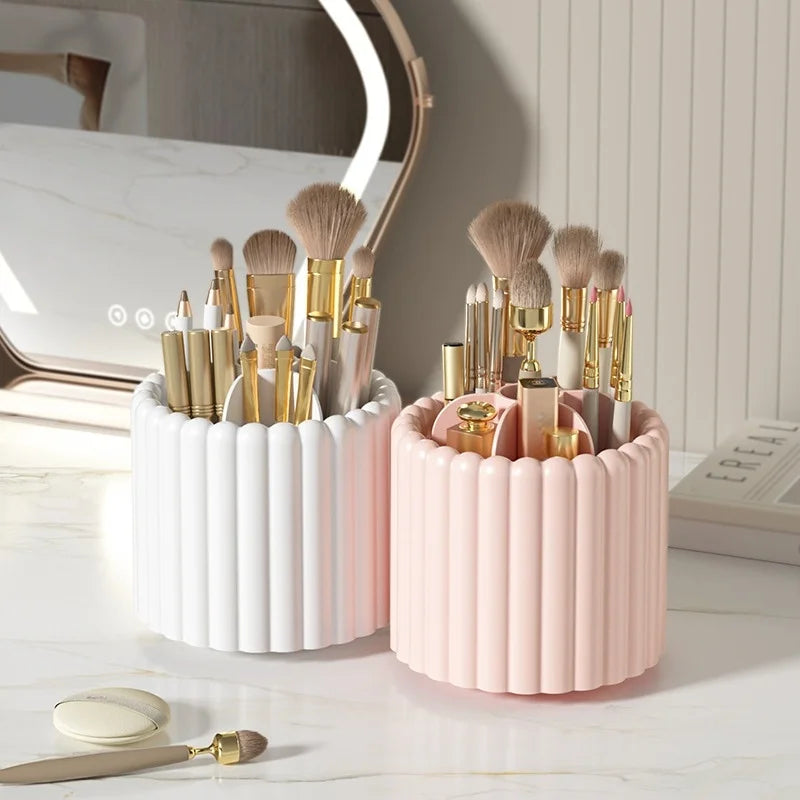 Makeup Brush Storage Cartridge Dust-proof Eye Shadow Foundation Make-up Lipstick Pen Cartridge Dresser Sorting Box Desktop Shelf