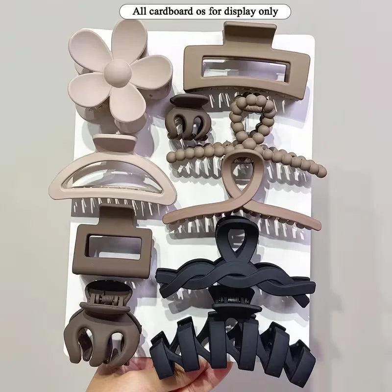 Set of 10 Hair Claw Clips – Versatile for Daily, Party, Beach, Beautiful Gift Friends