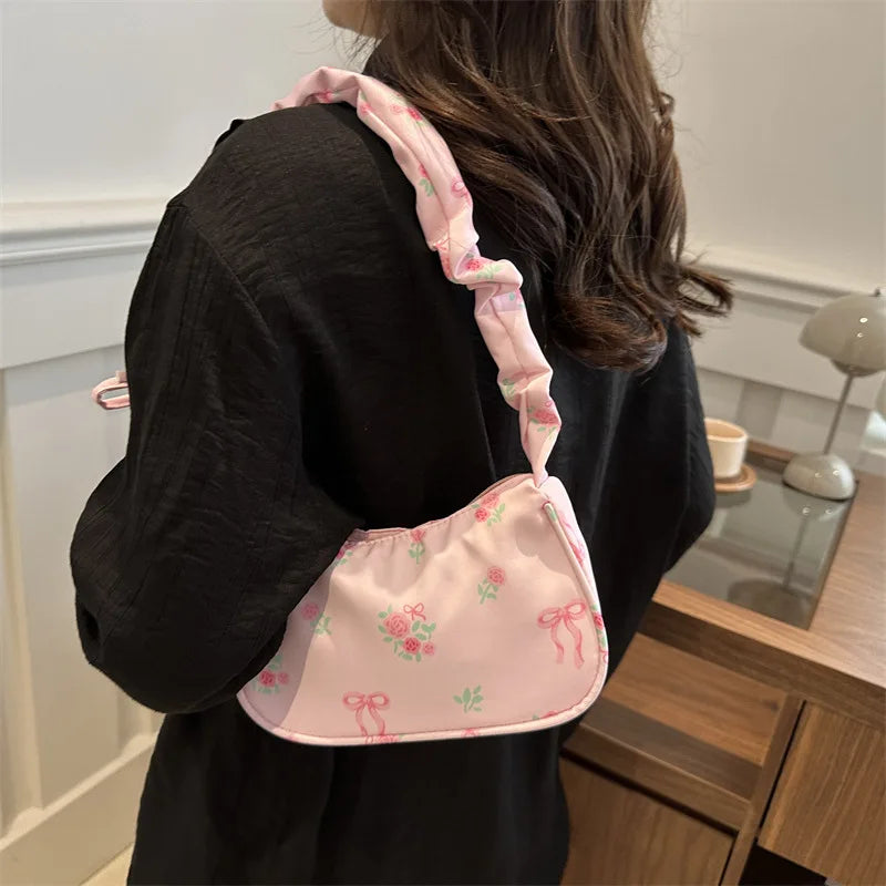 Women's Bags New Sweet Print Canvas Handbags