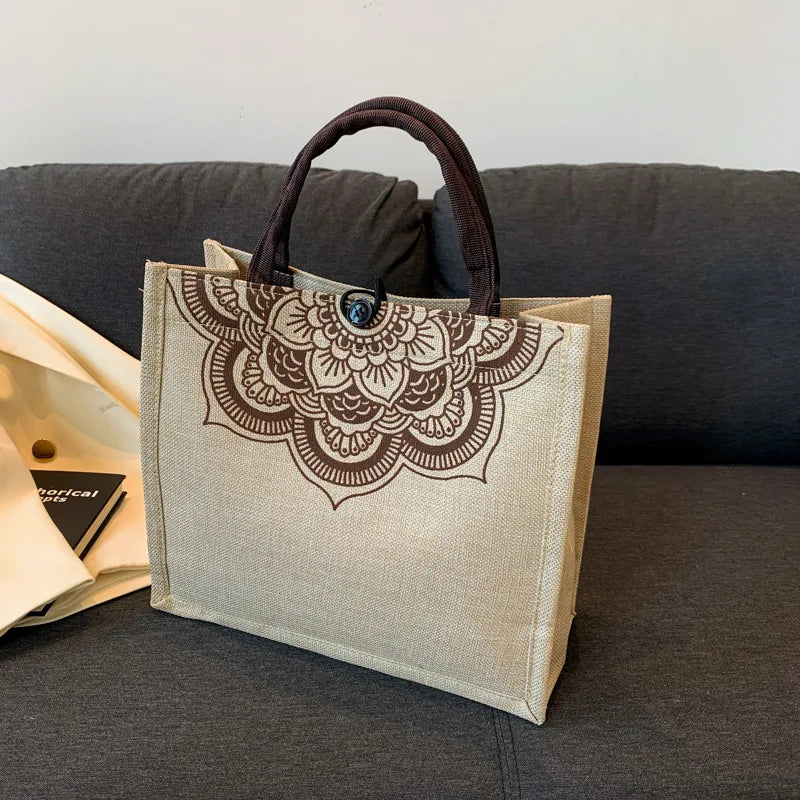 Canvas Handbags For Women Fashion Tote Beach Bags Reusable Shopping Bags