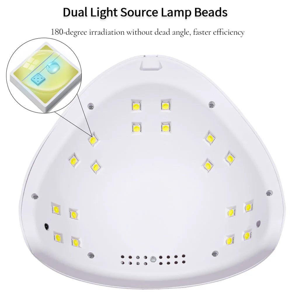 LULAA UV Nail Polish Lamp Gel Curing Polishing Lamp