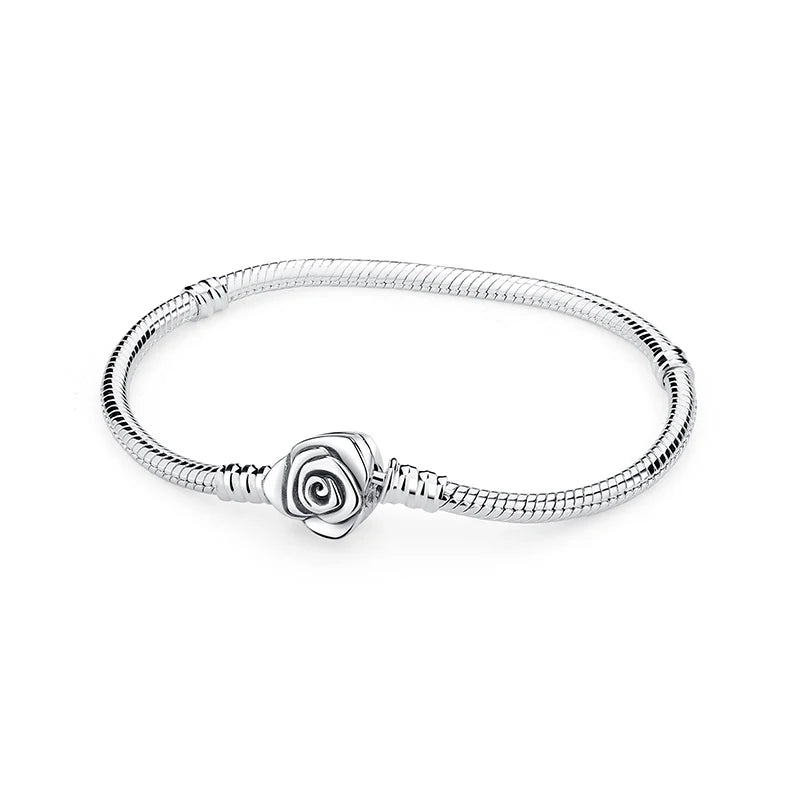 Original 925 Sterling Silver Bracelets Bangles Love