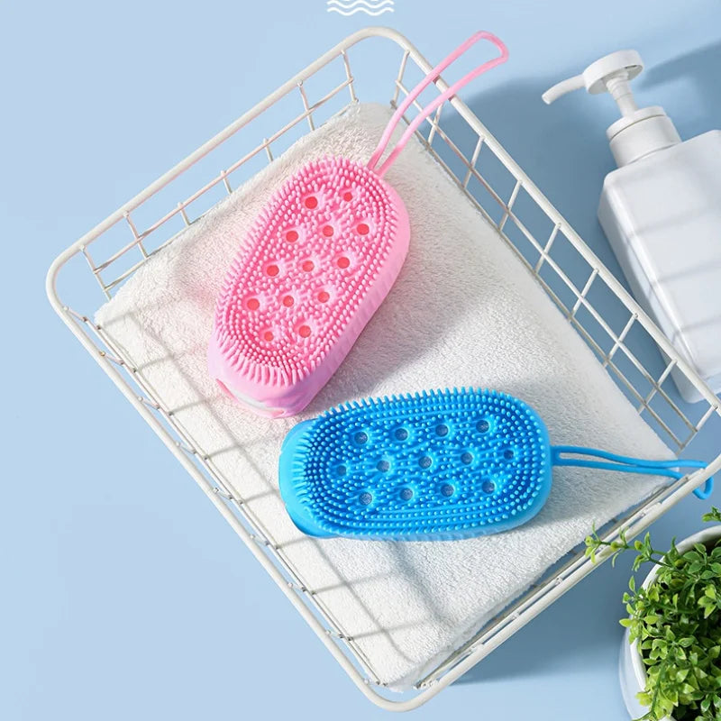 Silicone Bubble Brush Double-Sided Exfoliating Soft Bath