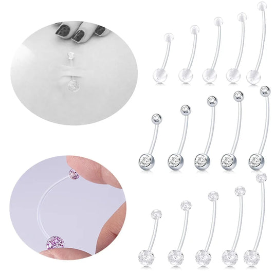 Pregnancy Belly Button Rings Long Bar Sport Maternity