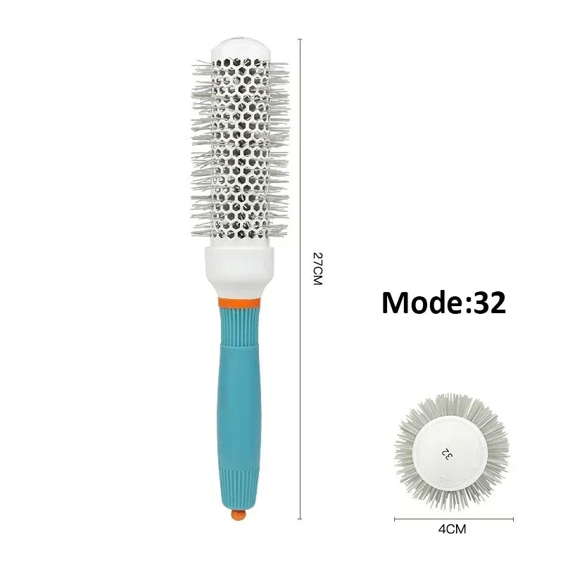 Professional Salon Hair Styling Brush Round Barrel Curly Hair Comb