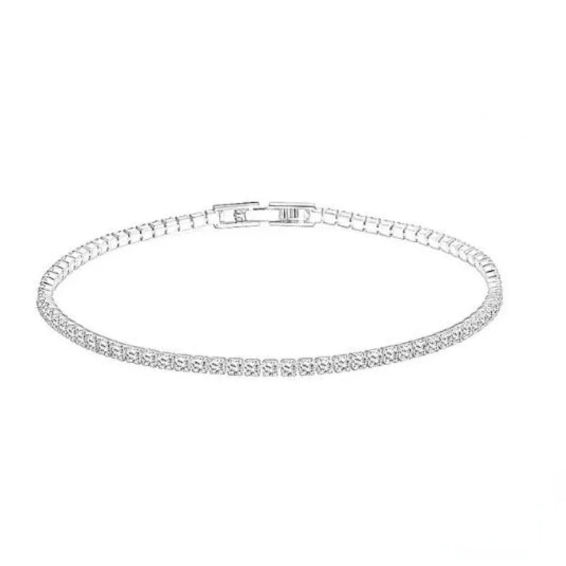 Sterling 925 Silver  Tennis Bracelet 2mm