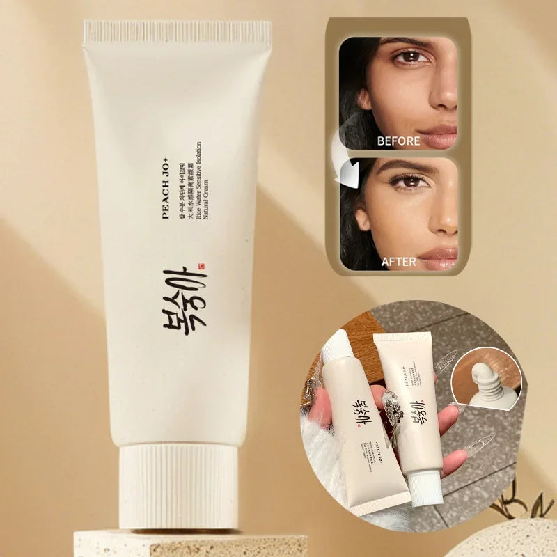 Rice Moisturizing Primer Face Brightening For A Long-lasting Natural Finish Korean Makeup