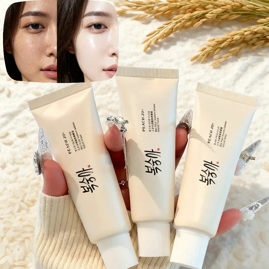 Rice Moisturizing Primer Face Brightening For A Long-lasting Natural Finish Korean Makeup