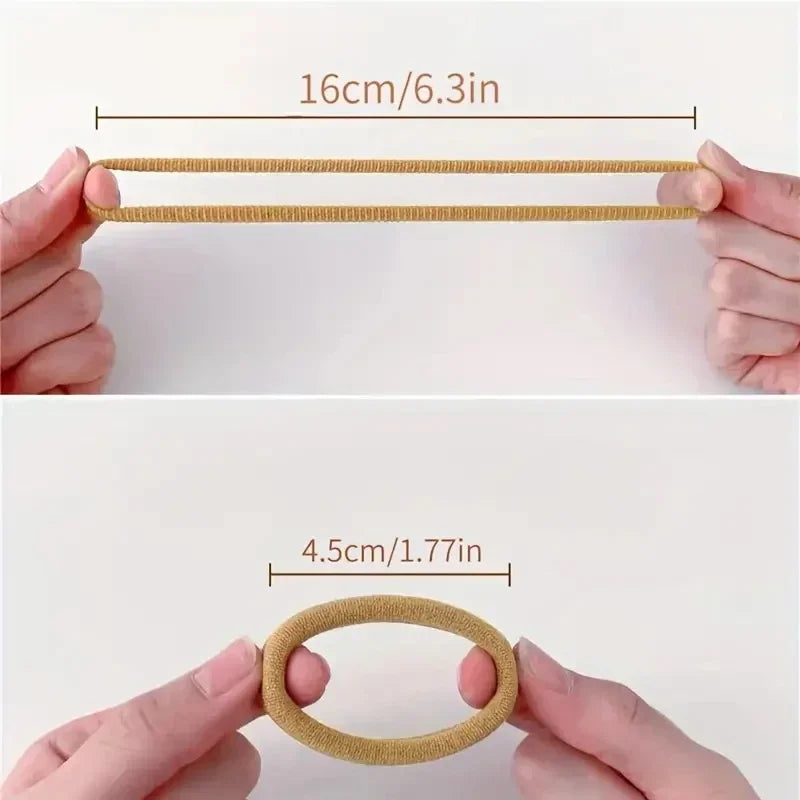30-200pcs Hair Accessories for Women girl Basic Hair Bands