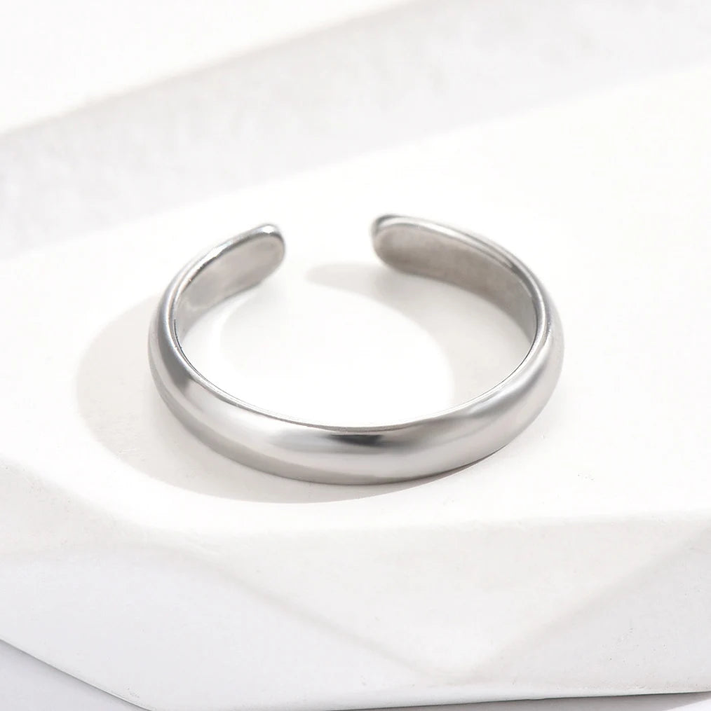 3PCS Toe Rings for Women Adjustable Stainless Steel