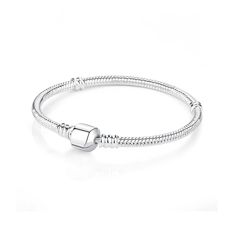 Original 925 Sterling Silver Bracelets Bangles Love