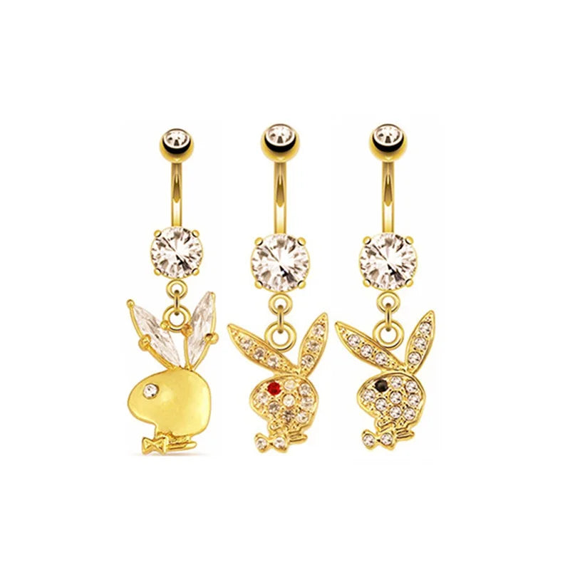 1pc Belly Button Rings Bunny Navel rings