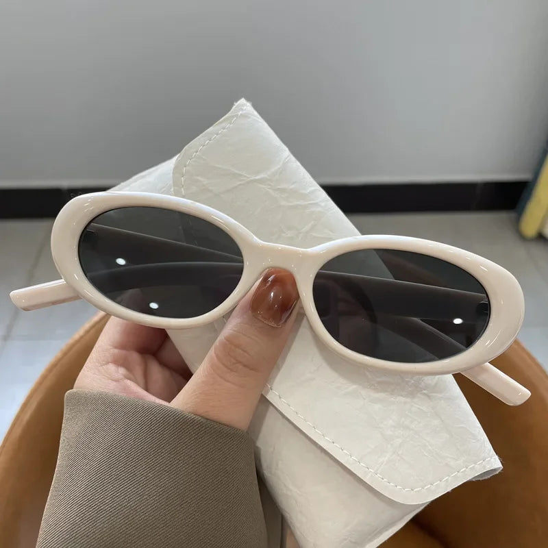 Retro Oval Sunglasses – Women's Fashion