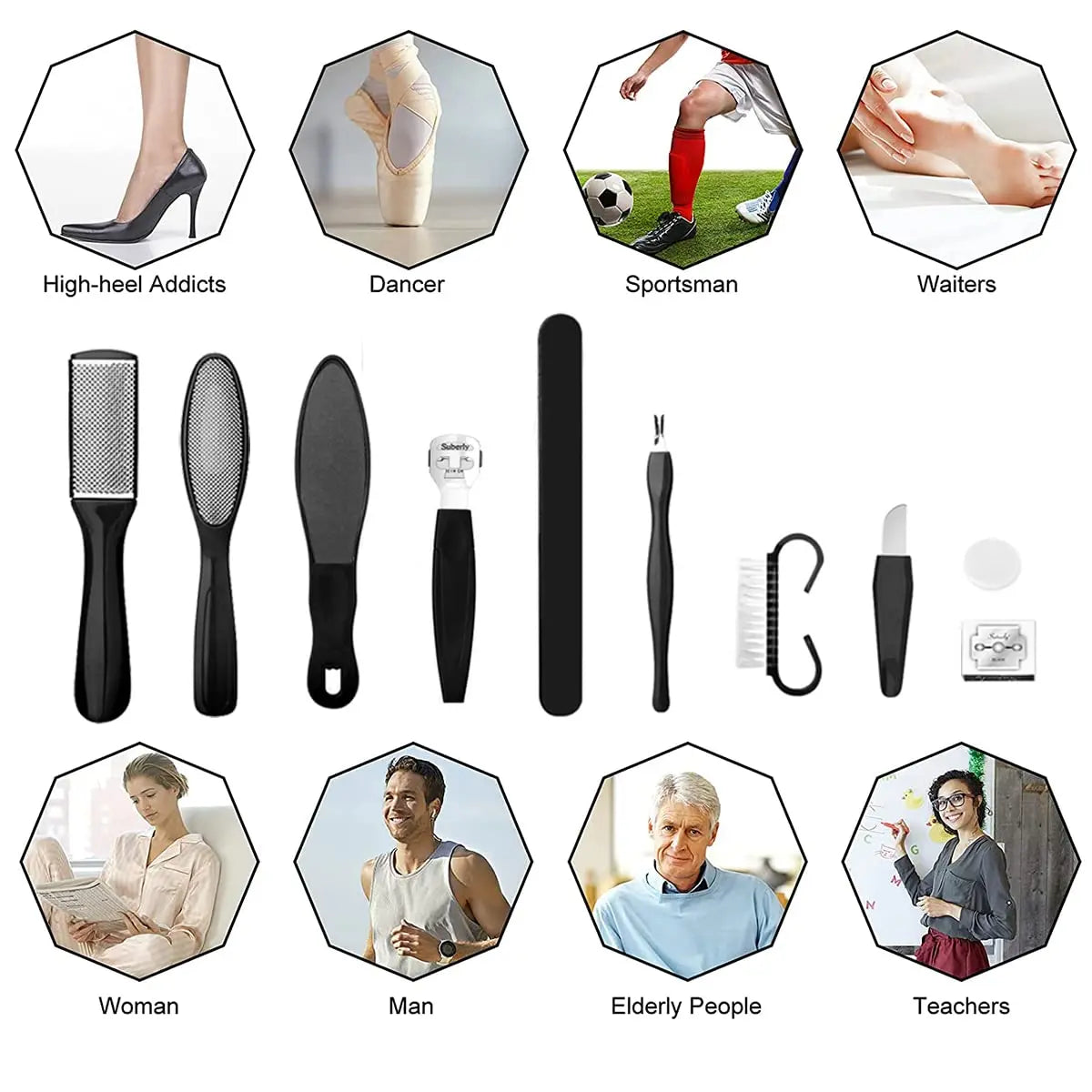 Stainless Steel Pedicure Kit – Professional Set
