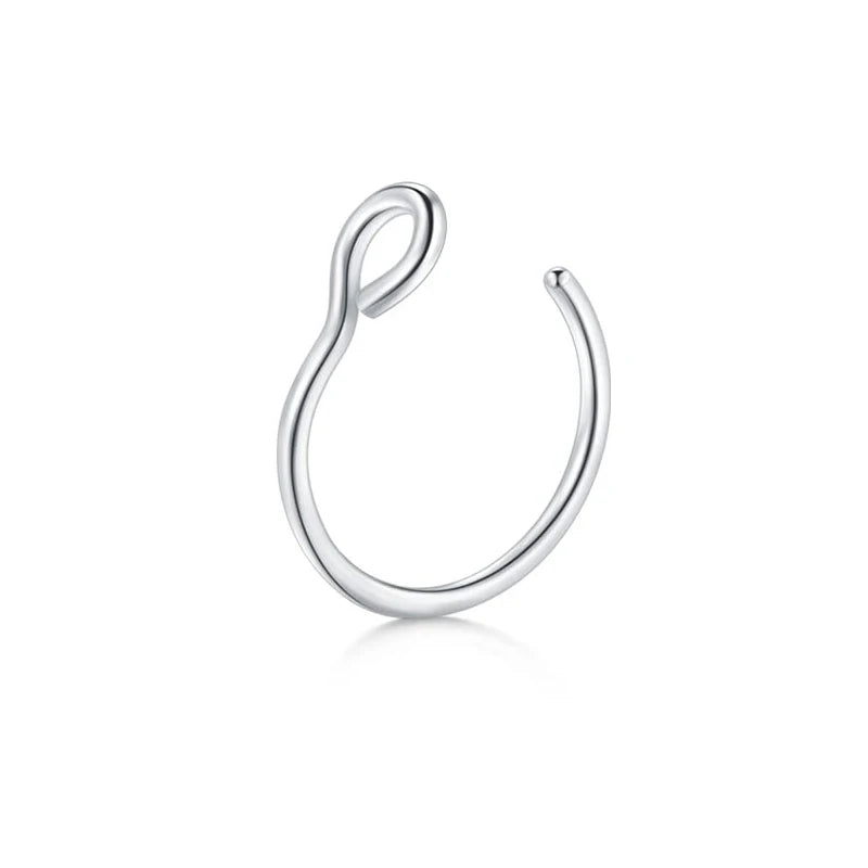 2 Sizes U Shaped Fake Nose Rings