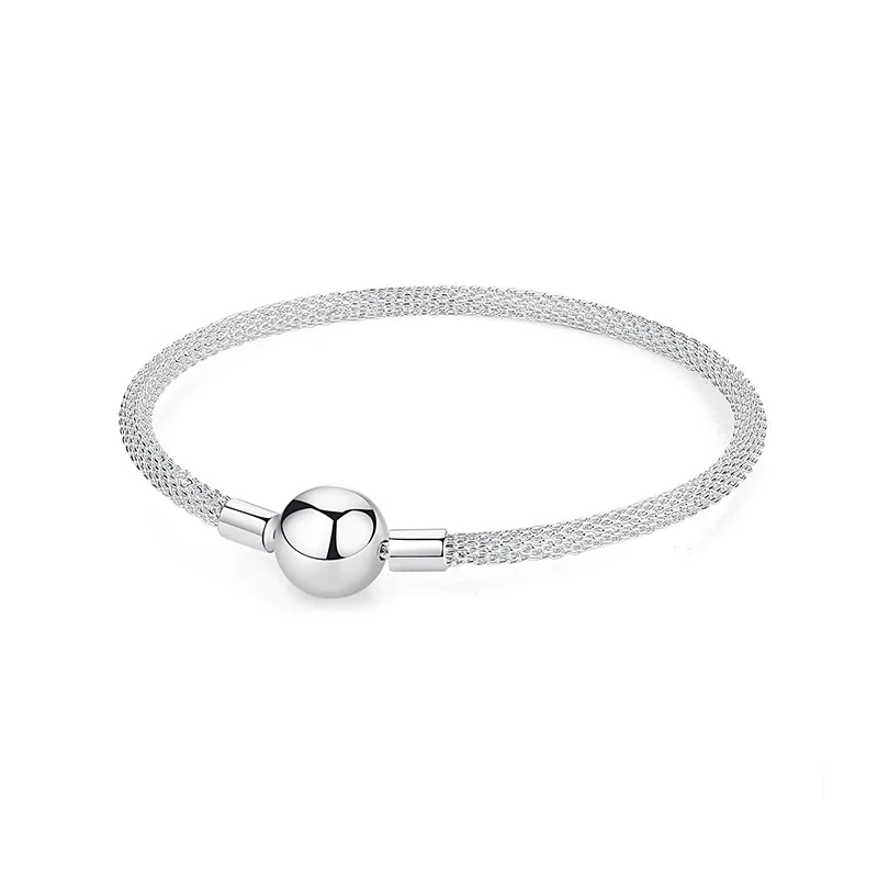 Original 925 Sterling Silver Bracelets Bangles Love