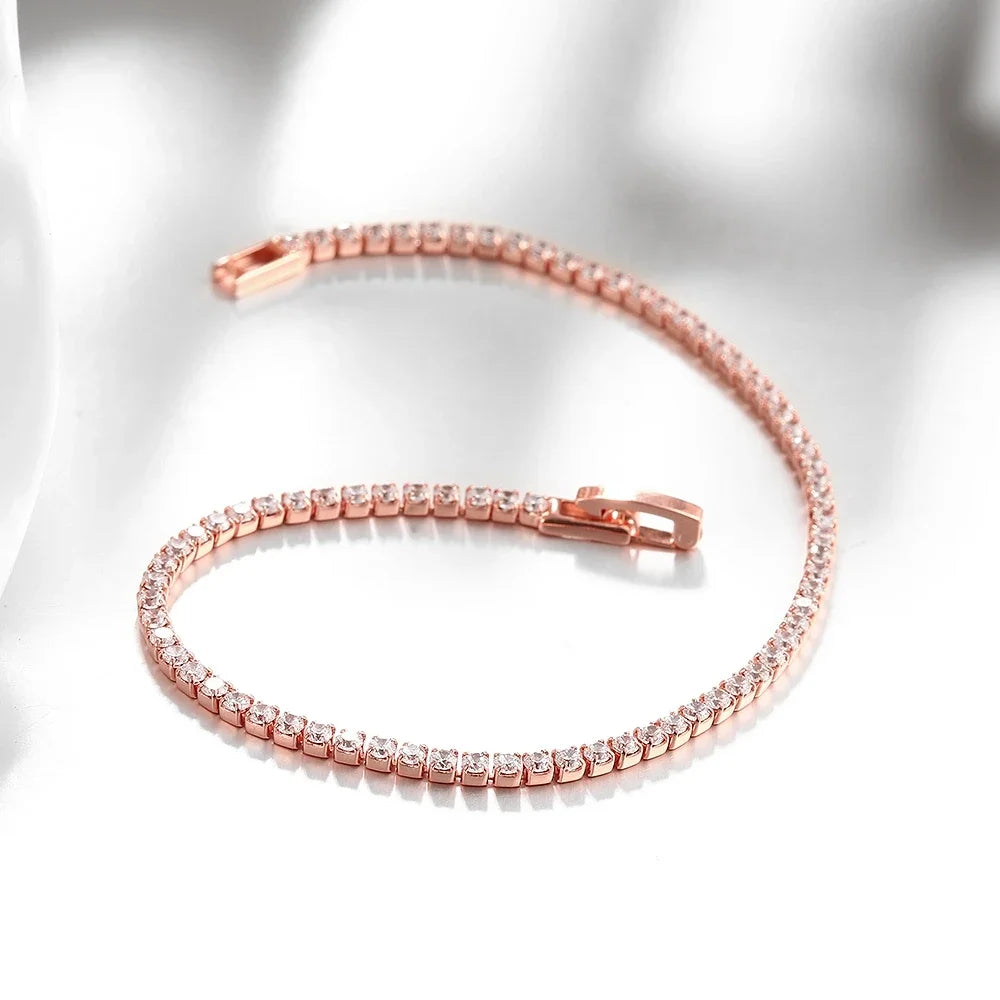 Sterling 925 Silver  Tennis Bracelet 2mm