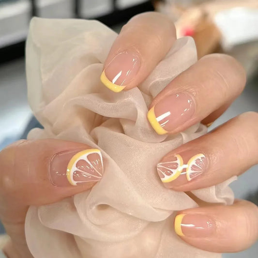 Short Fake Nails French