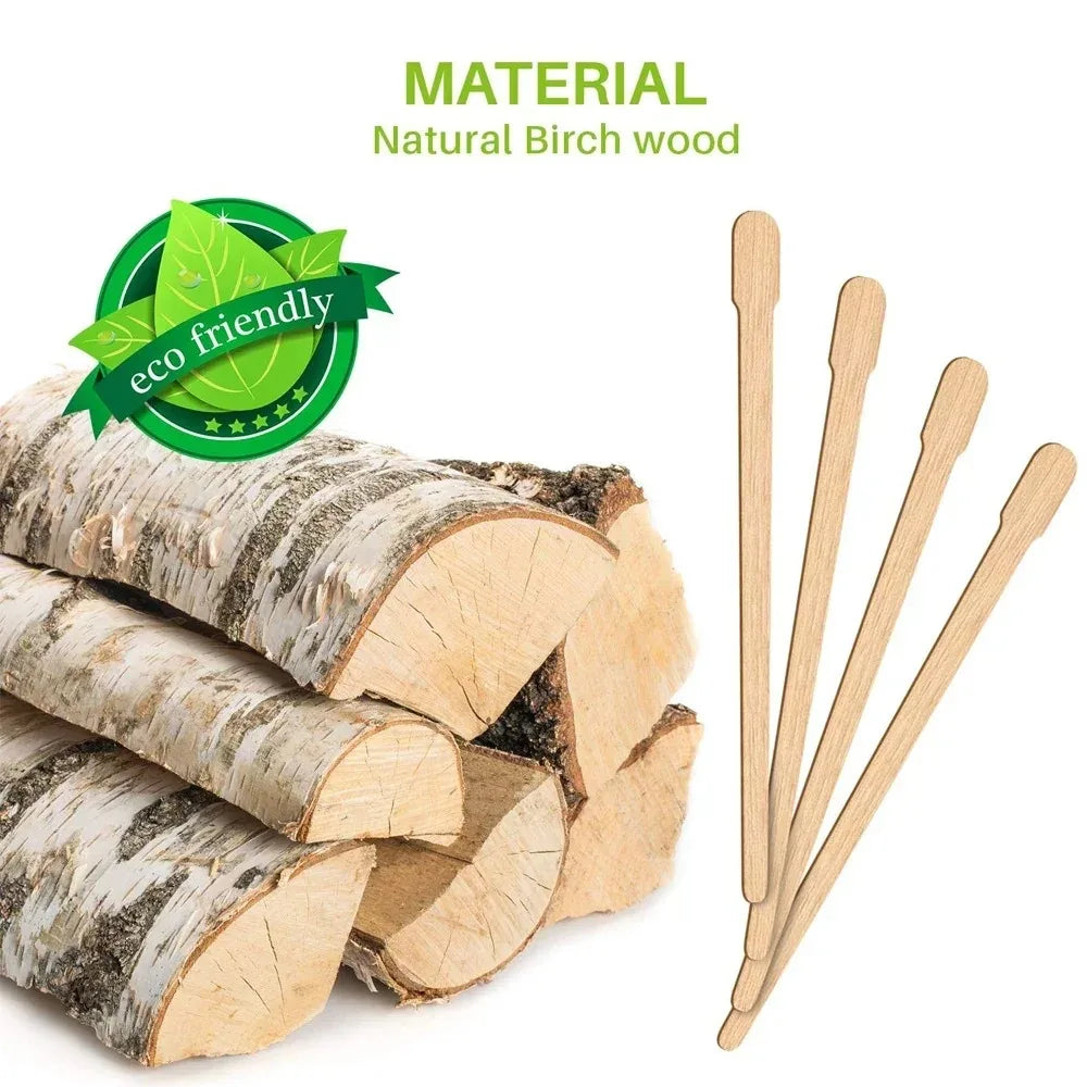Woman Wooden Hair Removal Stick